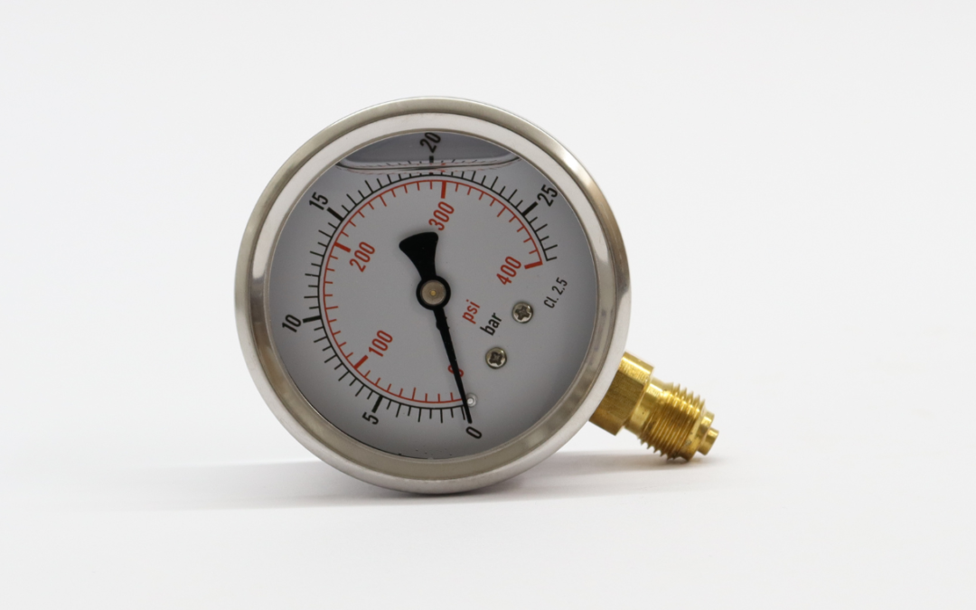 Manômetro Com Glicerina 400PSI