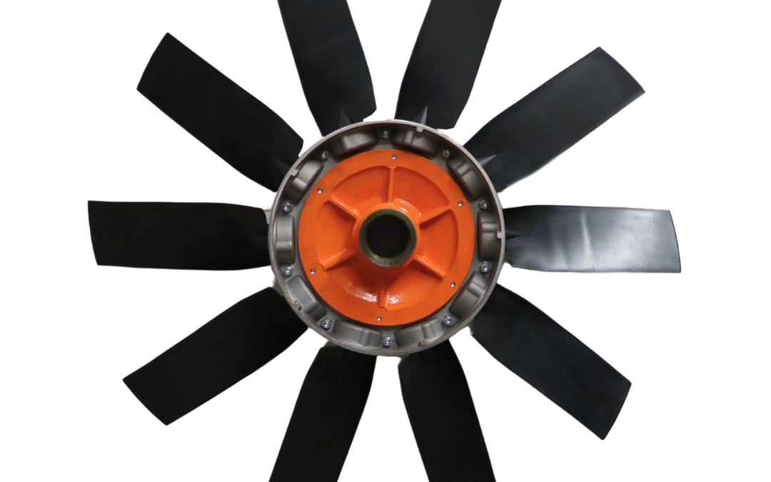 CONJUNTO VENTILADOR C/ PAS DE PLÁSTICO 850mm