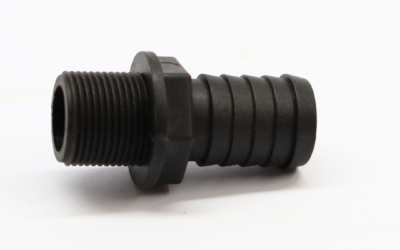 Conexão Reta com rosca 1 (BSP) para mangueira 3/4 Nylon (CNX1028)